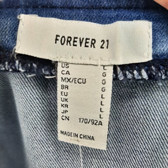 Brand New Sexy Forever 21 Heavy Stretch Denim Sundress - Picture 10 of 13